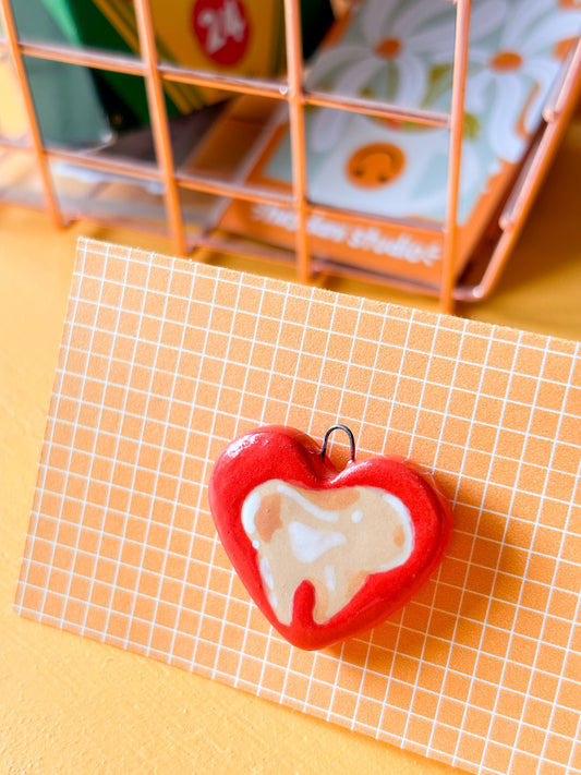 I Heart Teeth in Red | Pendant