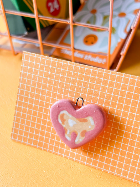 I Heart Teeth in Pink | Pendant