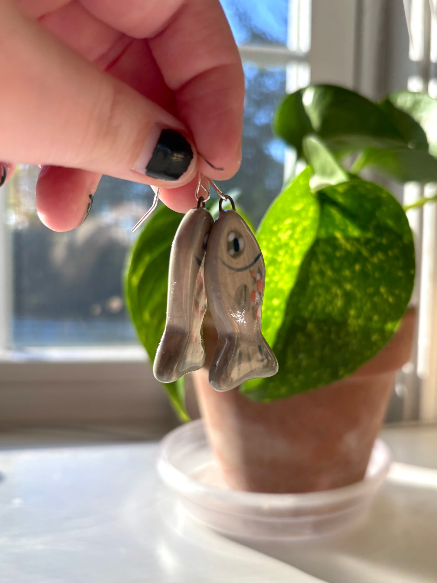 Fishes | Double Sided Earrings