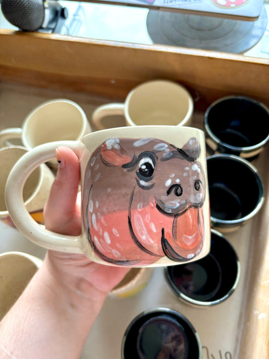 Moo Deng Be Chaotic | 14 oz Mug