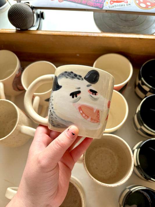 AHHHPossum Eyes Closed | 12 oz Mug